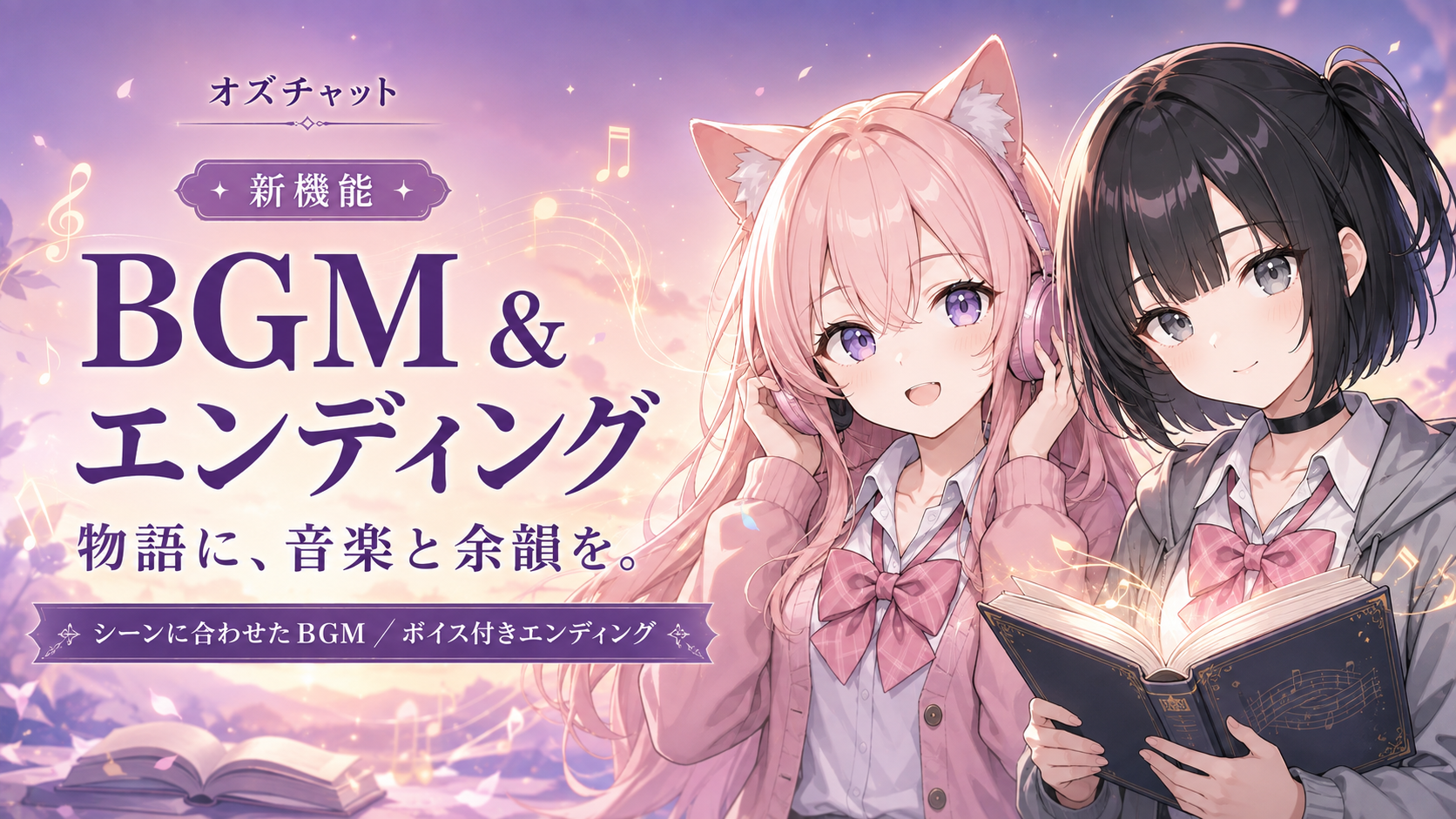 オズチャット BGM＆エンディング 物語に、音楽と余韻を。