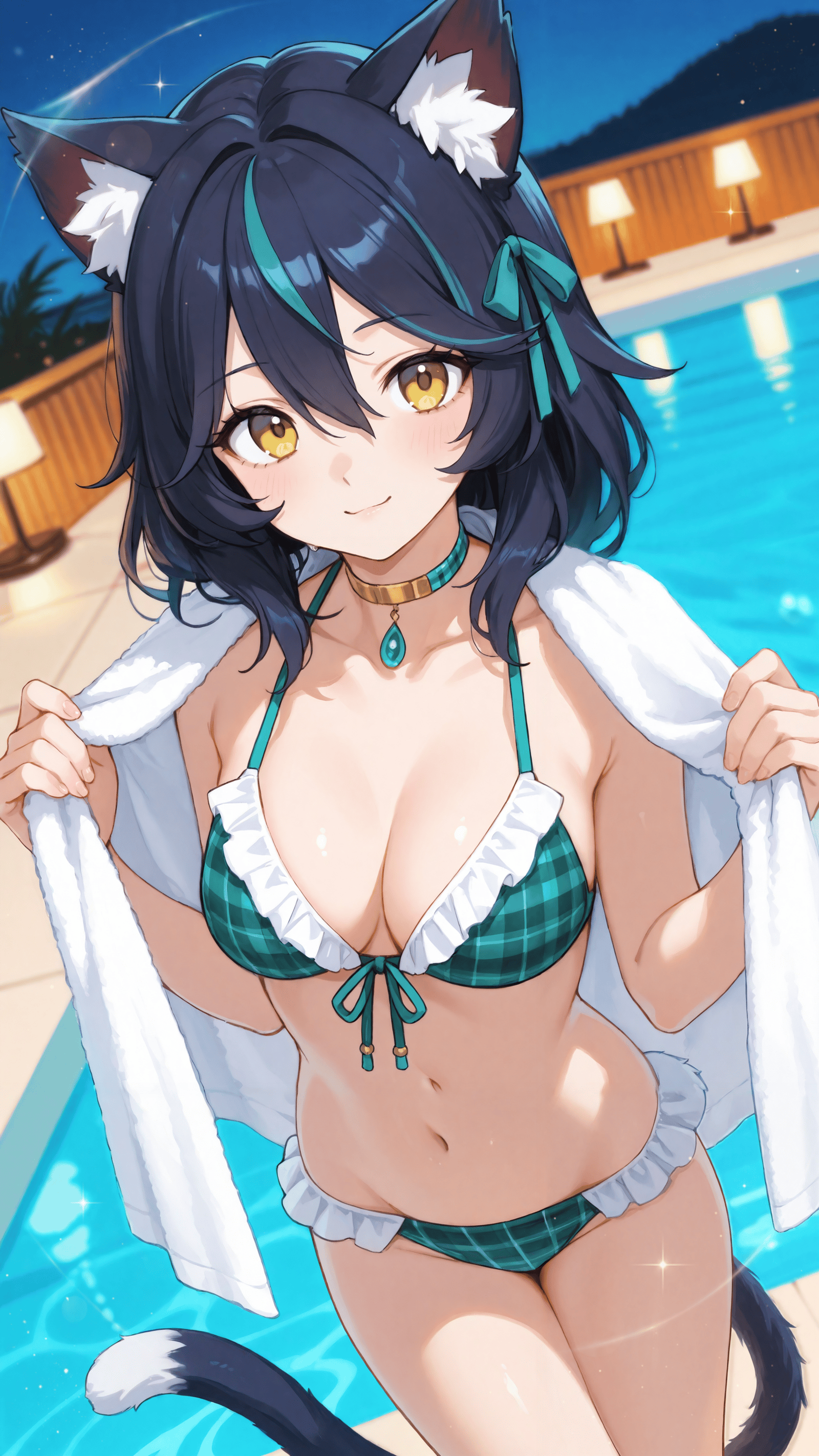 夜光虫を連れ帰ったバルコニー